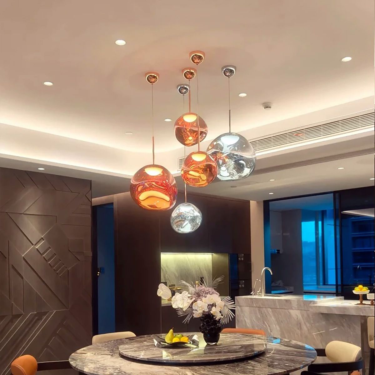 Melt Glass Pendant Light | Ceiling Lights & Chandeliers