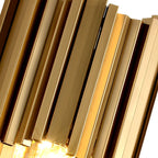 Clear & Gold Postmodern Wall Light | K9 Crystal Chandelier Fixture