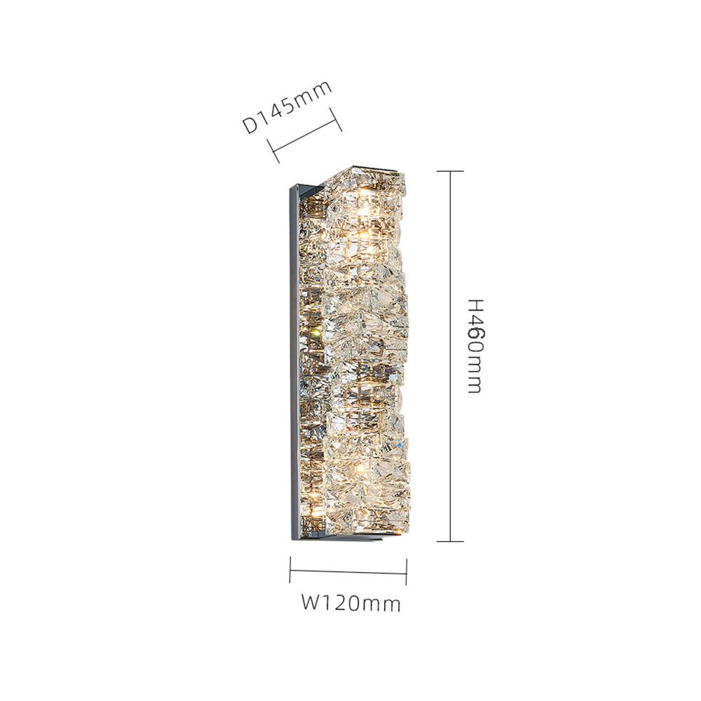 Crystal Wall Sconce LED Lighting | Modern Luxury Wall Light