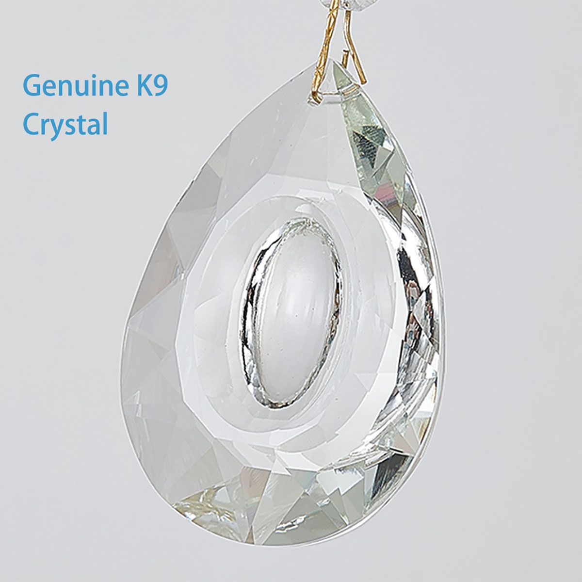 Blue Ceramic Gold Crystal Wall Light – 1/2 Arms Chandelier Style