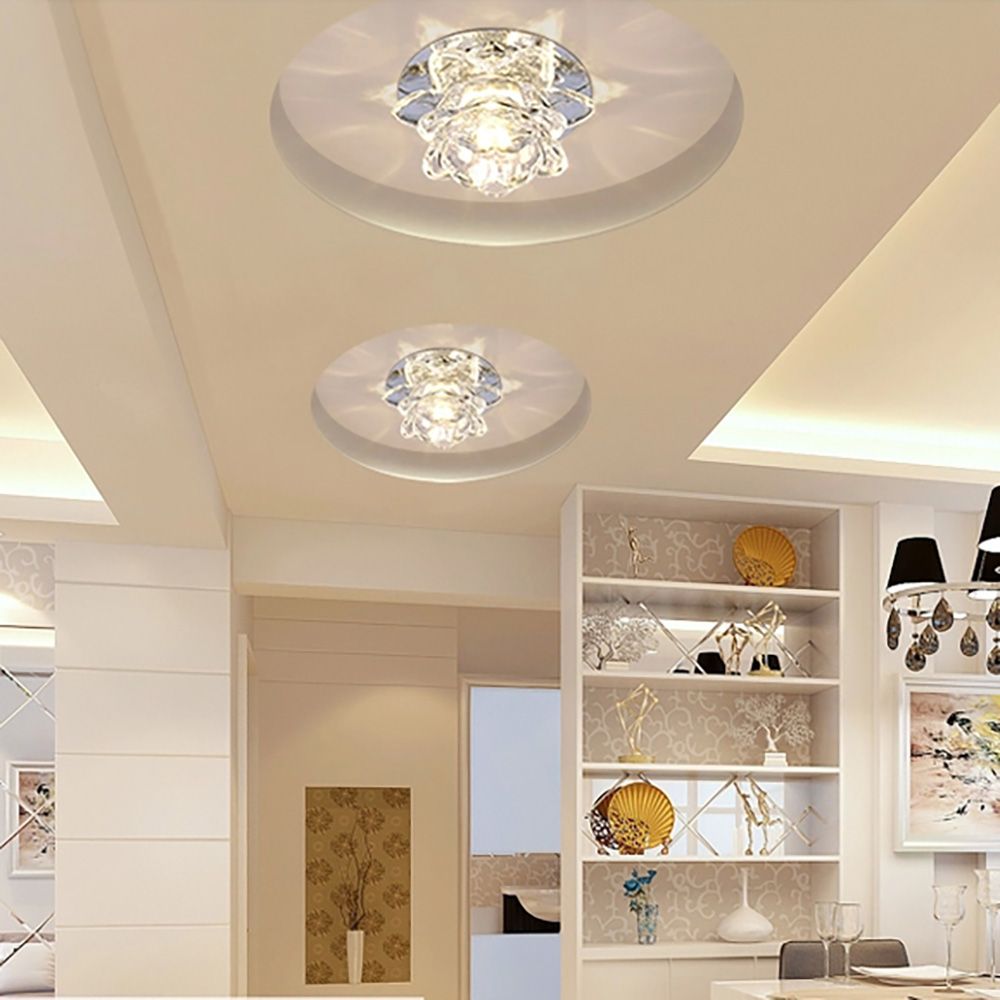 Rose 3–5W Crystal LED Downlight – Cool & Warm White | Ceiling Lights