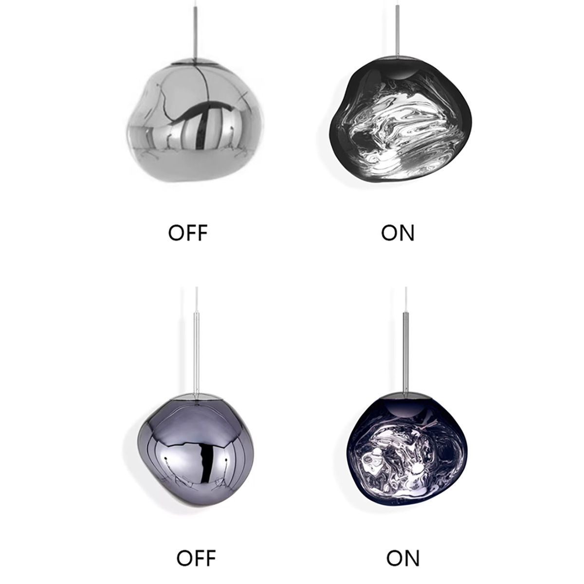 Melt Glass Pendant Light | Ceiling Lights & Chandeliers