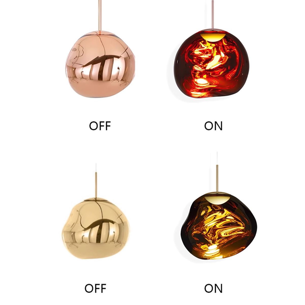 Melt Glass Pendant Light | Ceiling Lights & Chandeliers