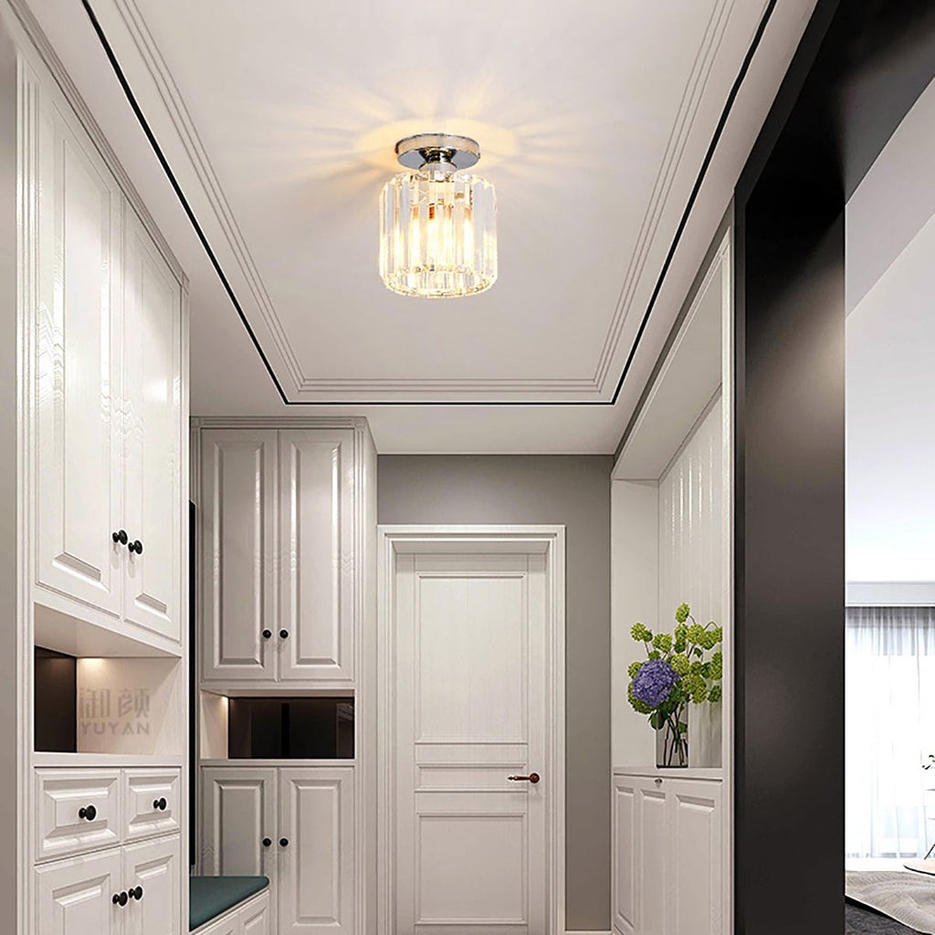 Genuine Crystal Hallway Flush Ceiling Light Chandelier | Ceiling Lights