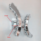 K9 Crystal Double C Chrome LED Wall Light | Modern Wall Chandelier