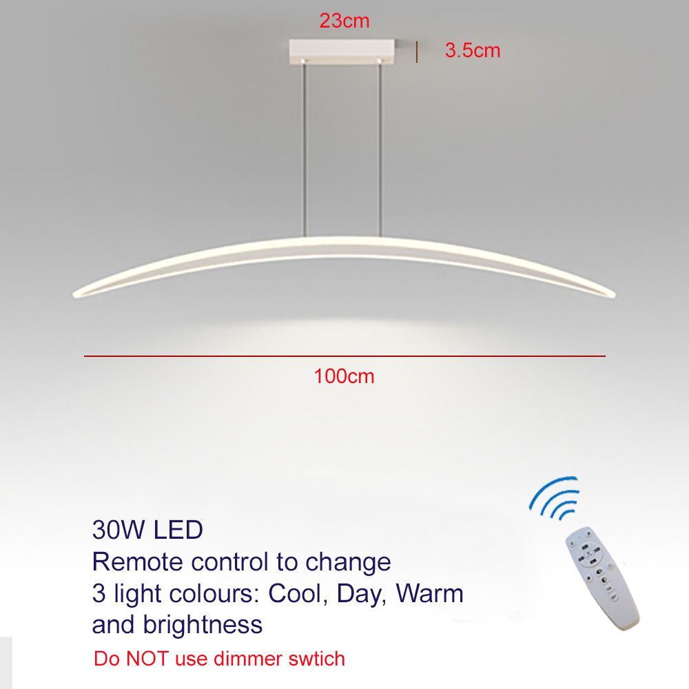 LED Chandelier Pendant Dining Ceiling Light Dimmable Remote | Ceiling Lights & Chandeliers