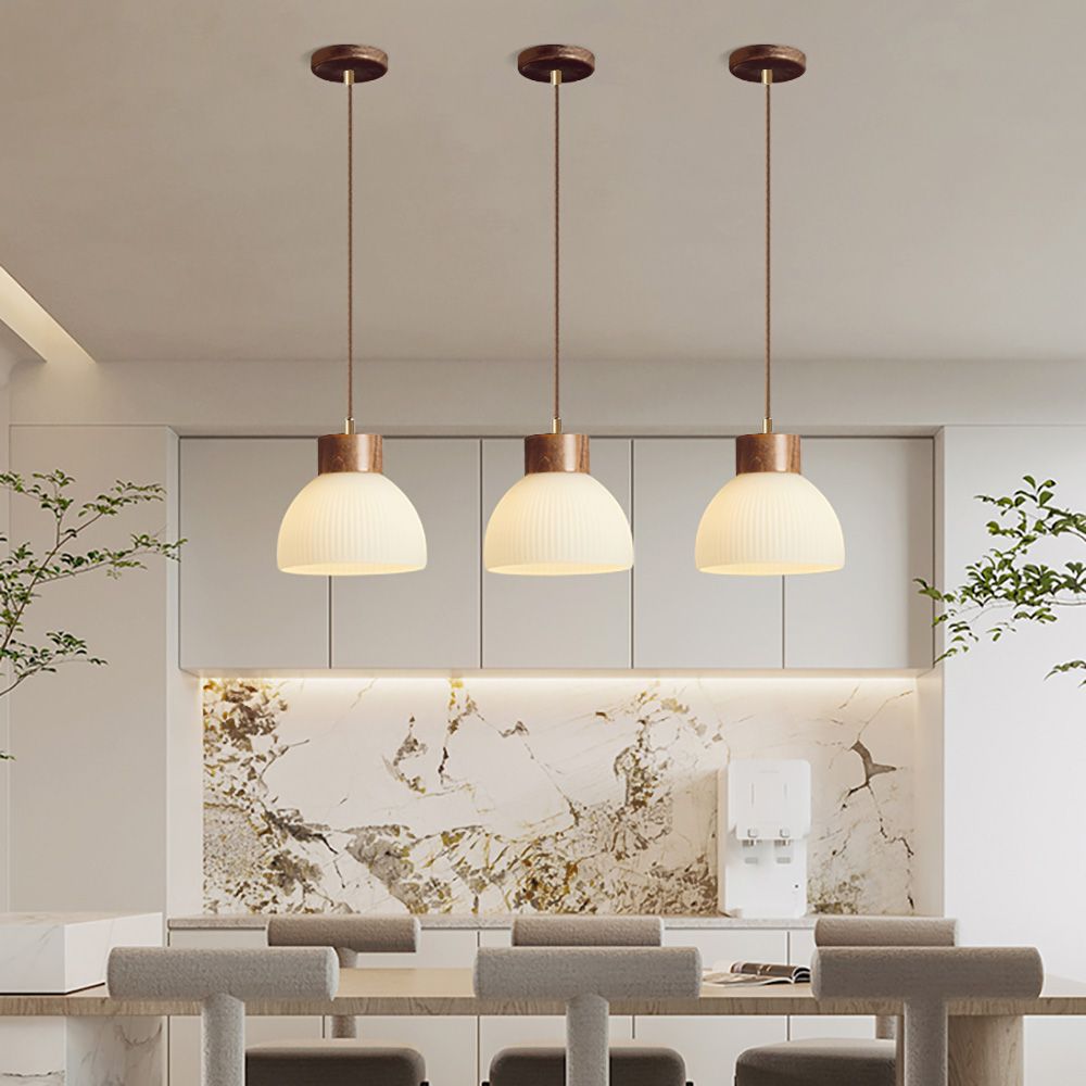 Wood Effect Pendant Ceiling Lamp Dining Room | Ceiling Lights